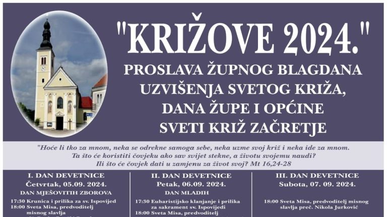 Devetnica i svetkovina Uzvišenja Svetog Križa u Svetom Križu Začretju